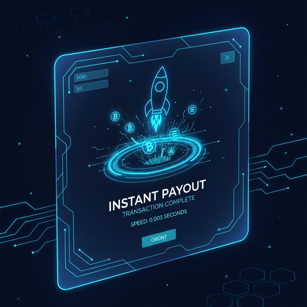 Instant Payouts with rocket speed